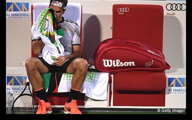  フェデラーがマッチポイントを3つ逃し、予選勝者ドンスコイに敗れる [ドバイ・デューティーフリー選手権] 