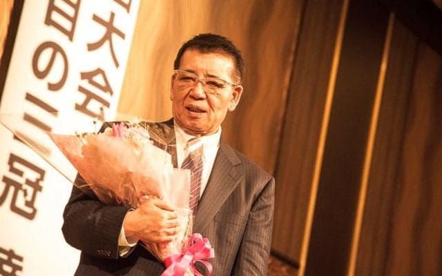 桜花学園の優勝祝賀会、70歳の井上眞一監督が今後に向けた抱負を語る「東京オリンピックに5人ぐらいは卒業生を」