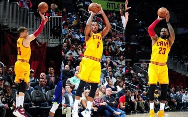 キャバリアーズ、ホークス戦でレギュラーシーズン新記録となる1試合25本の3ポイントシュートを成功させて勝利