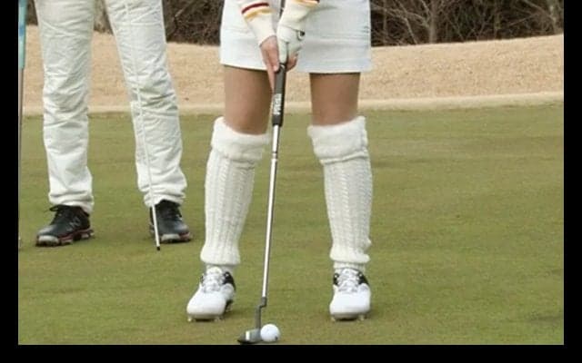 【レッスン】アームロック式でショートパットを決めよう！