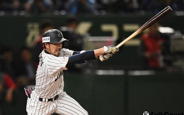 侍ジャパン、7回に菊池の適時内野安打と相手失策で2点追加　リードは6点に