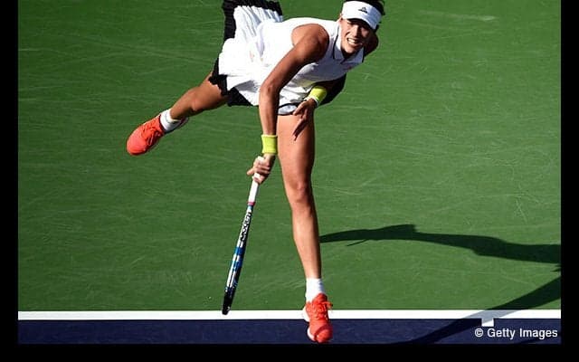  ムグルッサは17歳ケイラ・デイに苦戦の末に勝利 [BNPパリバ・オープン] 