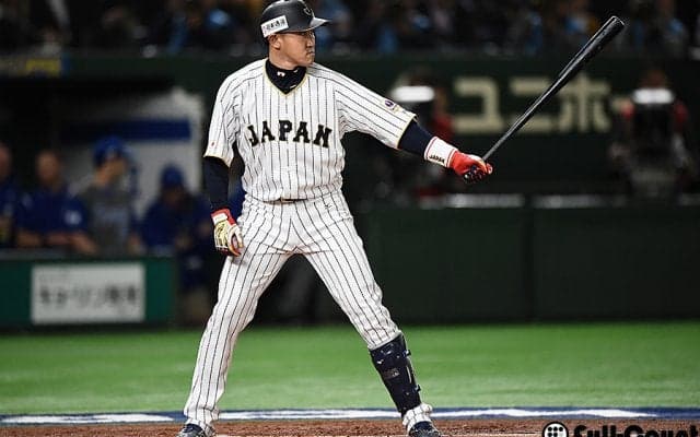 侍、山田が2打席連続安打も先制ならず　3イニング連続で得点圏に走者置くも…