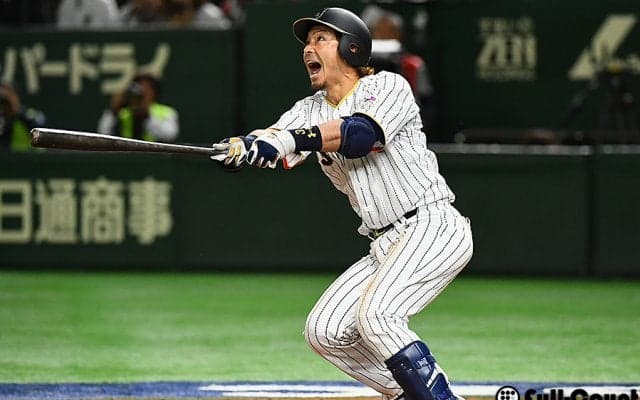 侍、筒香の特大先制弾から打者11人の猛攻　決勝R進出へ、6回に一挙5点奪取