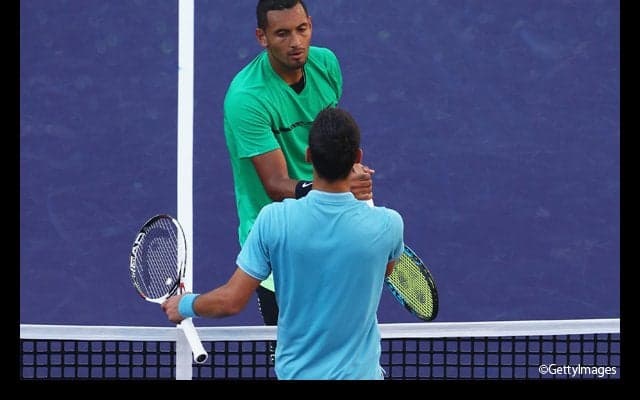  ジョコビッチがキリオスに連敗を喫して4回戦敗退、大会での連勝は19でストップ [BNPパリバ・オープン] 