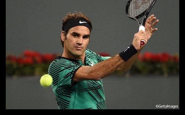  フェデラーが全豪決勝に続いてナダルを破り、準々決勝へ [BNPパリバ・オープン] 