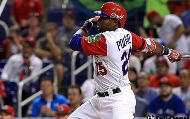 負けられない王者ドミニカが先制！　ポランコが右中間席へ強烈先制ソロ