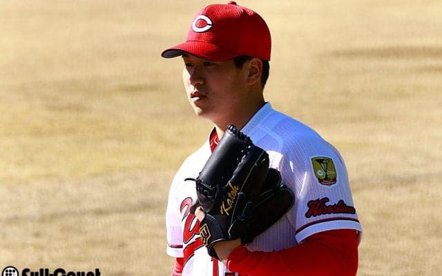 開幕ローテ入りへ課題は「球数」　広島・ドラ1加藤、5回2失点も102球要す