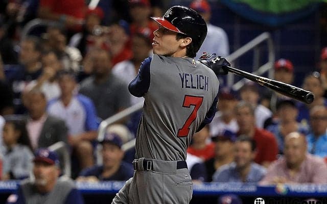 米国がイエリチ適時打などで4点リードに　ストローマンは6回まで無安打投球