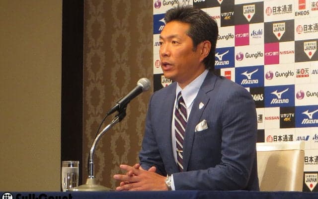 侍・小久保監督が帰国会見　ベストナイン選出の千賀称賛「世界に衝撃与えた」