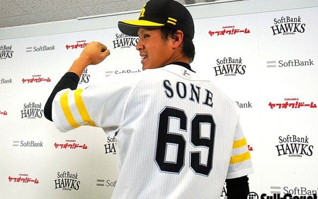 ソフトB、4年目・曽根海成が支配下登録「遊撃手にこだわっていく」