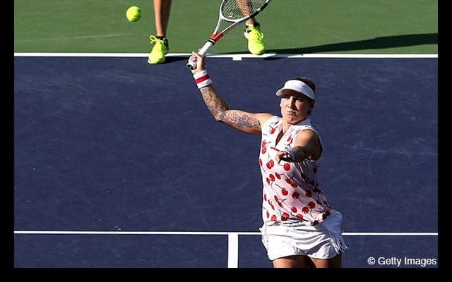  158位マテック サンズがスビトリーナに対し番狂わせ、サファロバ、プリスコバも勝利 [マイアミ・オープン] 