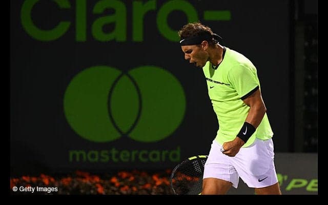  ナダルが準決勝へ、次の相手は錦織を倒したフォニーニ [マイアミ・オープン] 