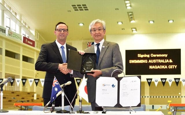 新潟県長岡市、オーストラリア水泳連盟と連携協定を締結