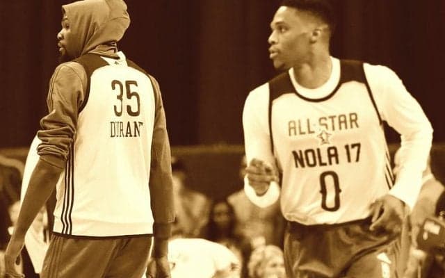ケビン・デュラント、NBAオールスターで『盟友』ラッセル・ウェストブルックとの雪解けを希望するも叶わず