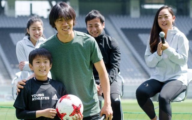 中村俊輔が目の前でキックを放つ…トップアスリートが“スゴ技”披露