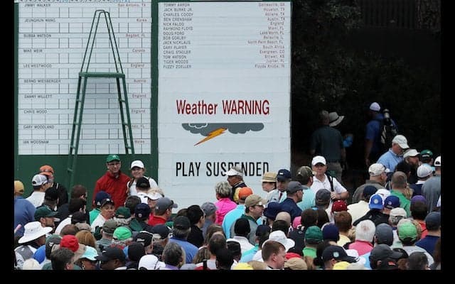 大会史上初パー3コンテストが中止となったオーガスタ、大会初日のグリーンコンディションに注目