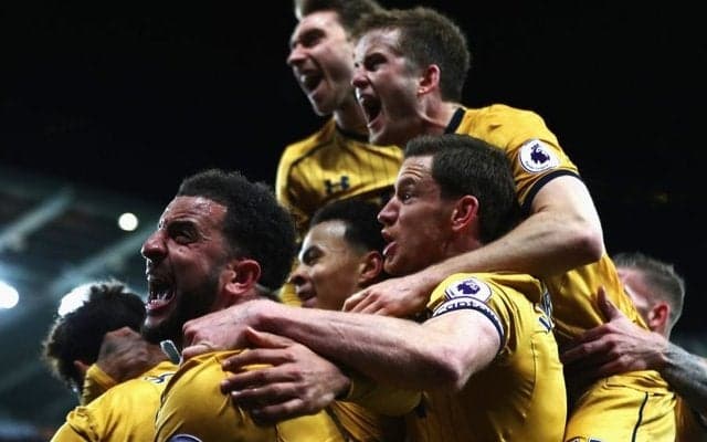 終了間際の6分間で3ゴール、大逆転勝利にトッテナムのポチェッティーノ監督も興奮