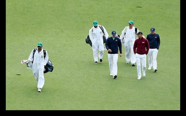 「観ている方は上着3枚でも寒かった」耐えるマスターズとなった初日の平均スコアは74.97