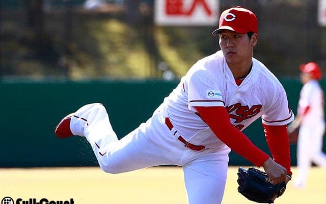 広島ドラ1加藤、プロ初登板ノーノーまで残り2死でバレンティンに安打浴びる