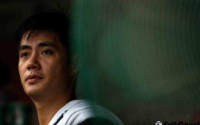 元中日チェンがメジャー初ヒット！　連続無安打57打席で止まる