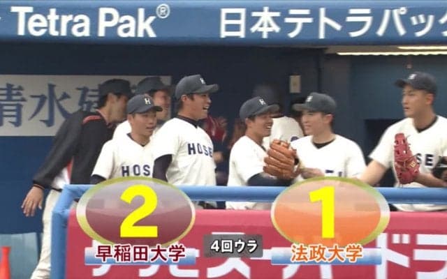 【ハイライト】 早稲田大学 対 法政大学 1回戦