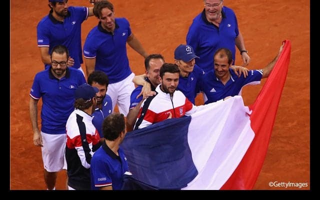  ダブルス勝利のフランスがイギリスに3連勝で準決勝へ [デ杯フランス対イギリス] 