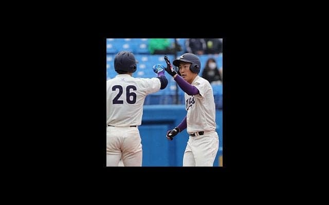 山本恵汰のリーグ戦初本塁打を皮切りに明大打線が序盤に爆発！東大に連勝【東京六大学野球】