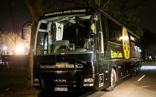 香川真司所属のドルトムント、チームバス付近で爆発事故…選手ひとりが負傷