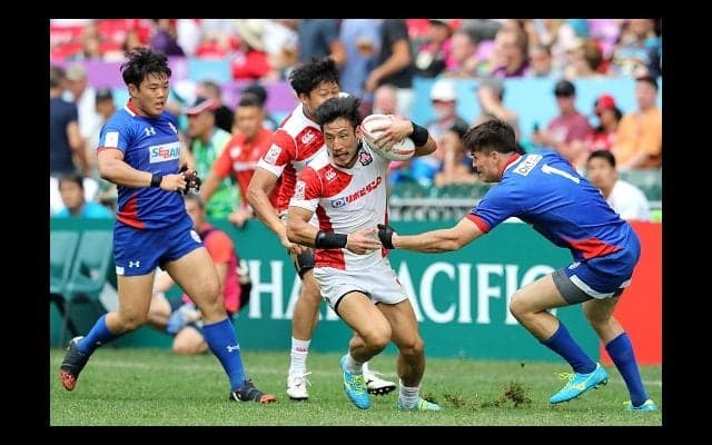  シールド決勝へ。男子セブンズ日本代表、韓国から6Tで今季香港大会初勝利。 