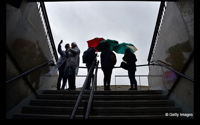  雨ですべての試合が翌日に延期に [US男子クレーコート選手権] 