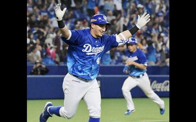 ゲレーロ劇的打！中日が引き分け寸前に新助っ人の一打でサヨナラ勝ち！
