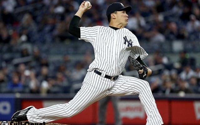 田中将大、10者連続凡退を含む7回途中5安打3失点　1勝目の権利持ち降板