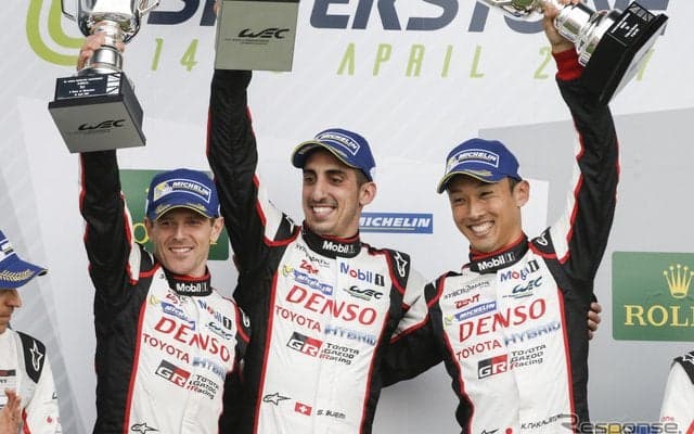 【WEC 第1戦】決着は残り13分、トヨタ8号車 中嶋一貴組が勝利…ポルシェ勢が2-3位