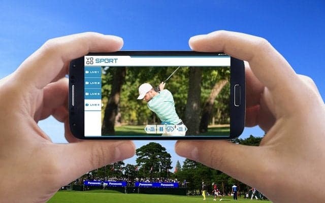 「パナソニックオープン」でゴルフ競技観戦ソリューションの実証実験を実施