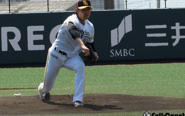 ソフトBの2軍で続く若手投手のアピール　3年目右腕・松本が自覚する強み