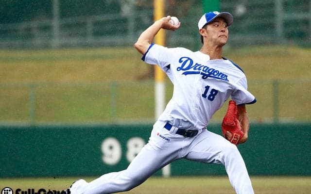 中日の2013年ドラ1右腕がソフトB川崎を2三振斬り　6回1安打無失点の快投