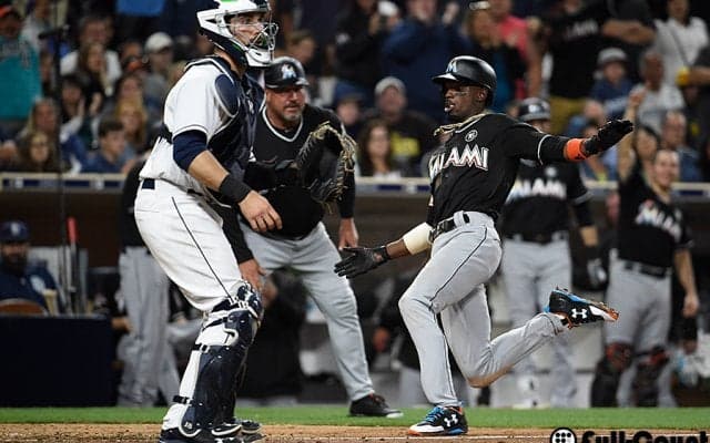 ボテボテ投前内野安打が“ランニング本塁打”に!?　マーリンズが幸運な決勝点