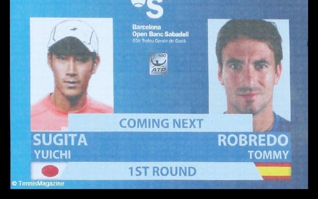  杉田が攻撃的プレーと我慢を織り交ぜてロブレドを撃破 [バルセロナ・オープン・バンコサバデル] 