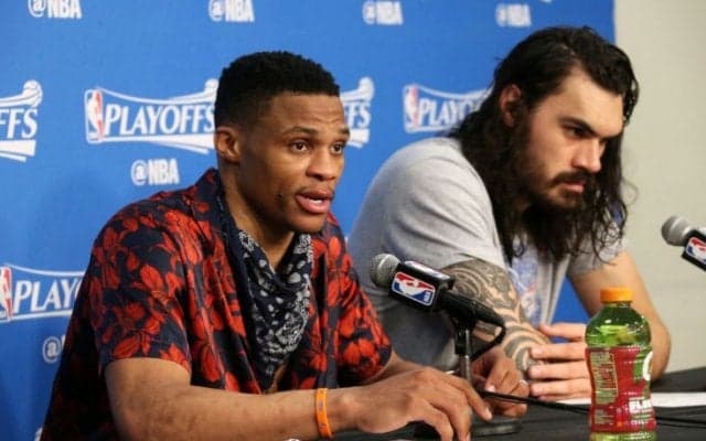 3試合連続の『トリプル・ダブル』もチームの勝利に結び付かず、ラッセル・ウェストブルックが試合後の会見で記者と論争