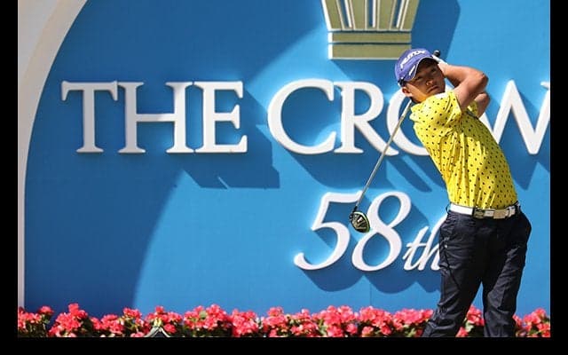 初V狙う今平が通算10アンダー単独首位！ AO最後の共演に？