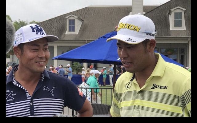 谷原池ポチャもおにぎり効果で連続バーディ！「英樹と谷さん」お互い気を使わない2人のチームワーク」