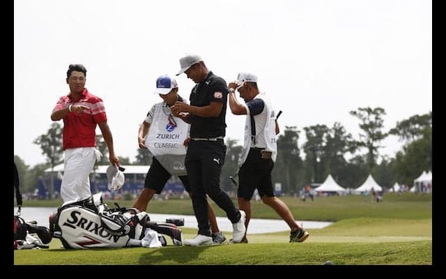 ピンがしなるほどの強風に翻弄された3日目 「英樹は残り何ヤードが好き？」苦しい状況でも笑顔と会話の絶えない日本チーム