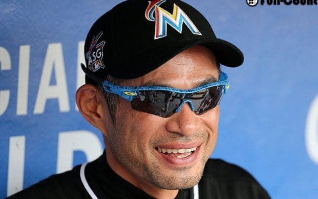 マーリンズ、イチロー3000安打達成記念セレモニー開催もベンチスタート