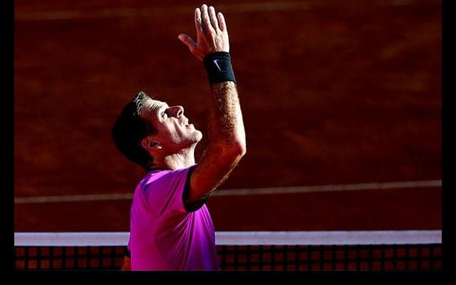 デル ポトロが杉田を破り、今季クレー初戦を突破 [エストリル・オープン]