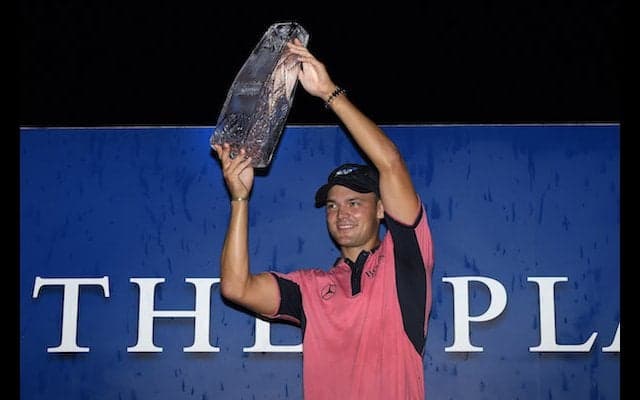 「陽が沈む日没間際で起きたドラマ」17番ロングパットを決めたカイマー渾身のガッツポーズ