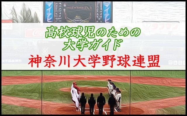 【神奈川大学野球連盟】高校球児のための大学リーグガイド！