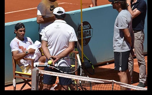 耳の炎症のためナダルの初戦は遅れる [ムトゥア マドリッド・オープン]