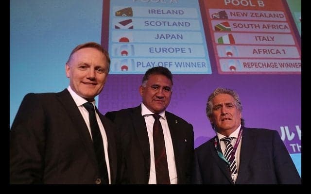  2019ラグビーW杯　日本はアイルランド、スコットランドと同組！ 