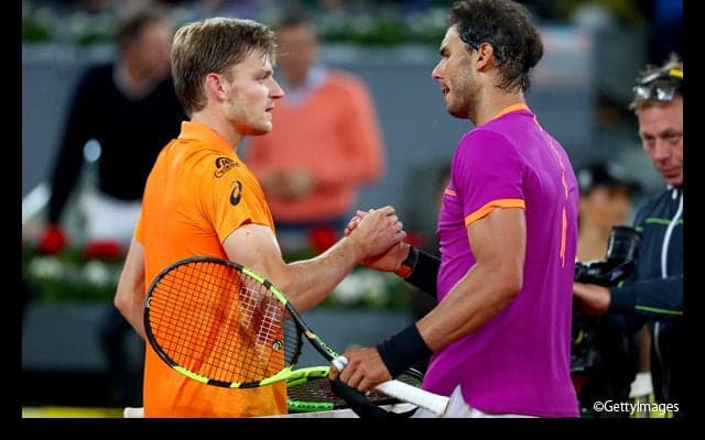 帰ってきたナダル--ハイレベルのプレーでゴファンを沈め、対ジョコビッチの準決勝へ [ムトゥア マドリッド・オープン]